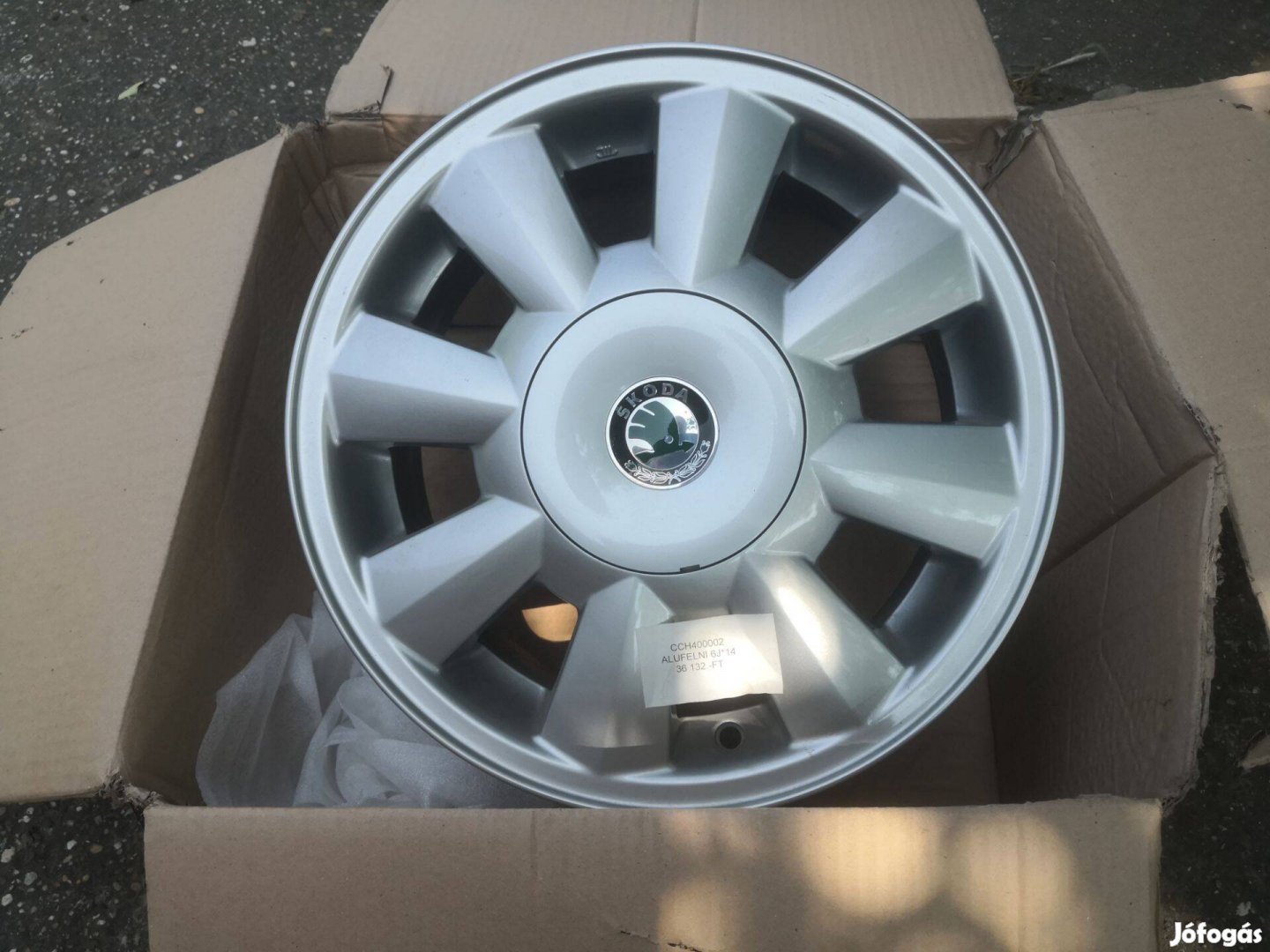 Skoda 14-es új alufelni 5x100-as 2db