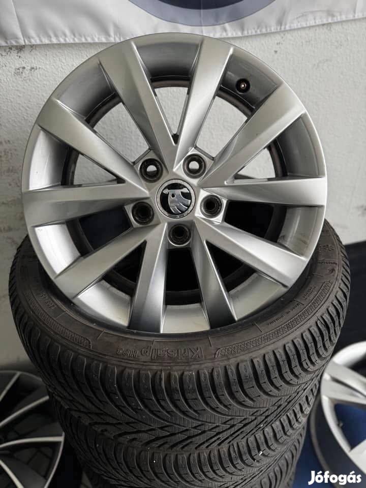 Skoda 16 Alcatras alufelni felni garnitúra Octavia Superb vw 