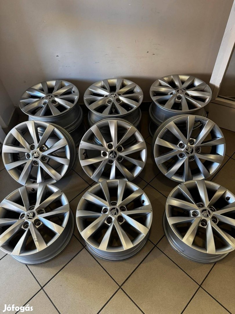 Skoda 16" Alcatras alufelni felni Octavia Superb vw 