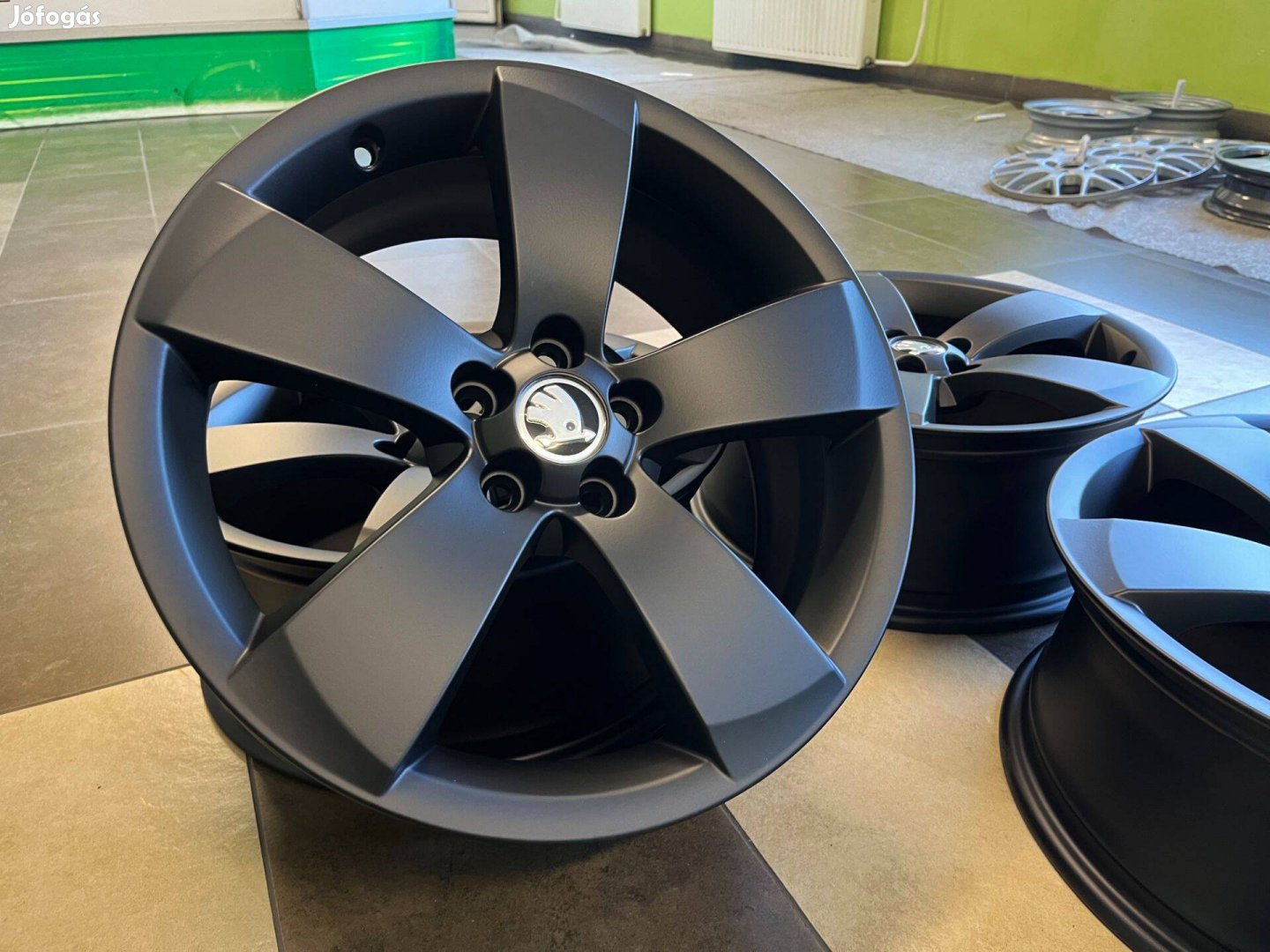 Skoda 17" 5x100 gyári alufelni 17 coll Rapid Roomster Fabia Kamiq