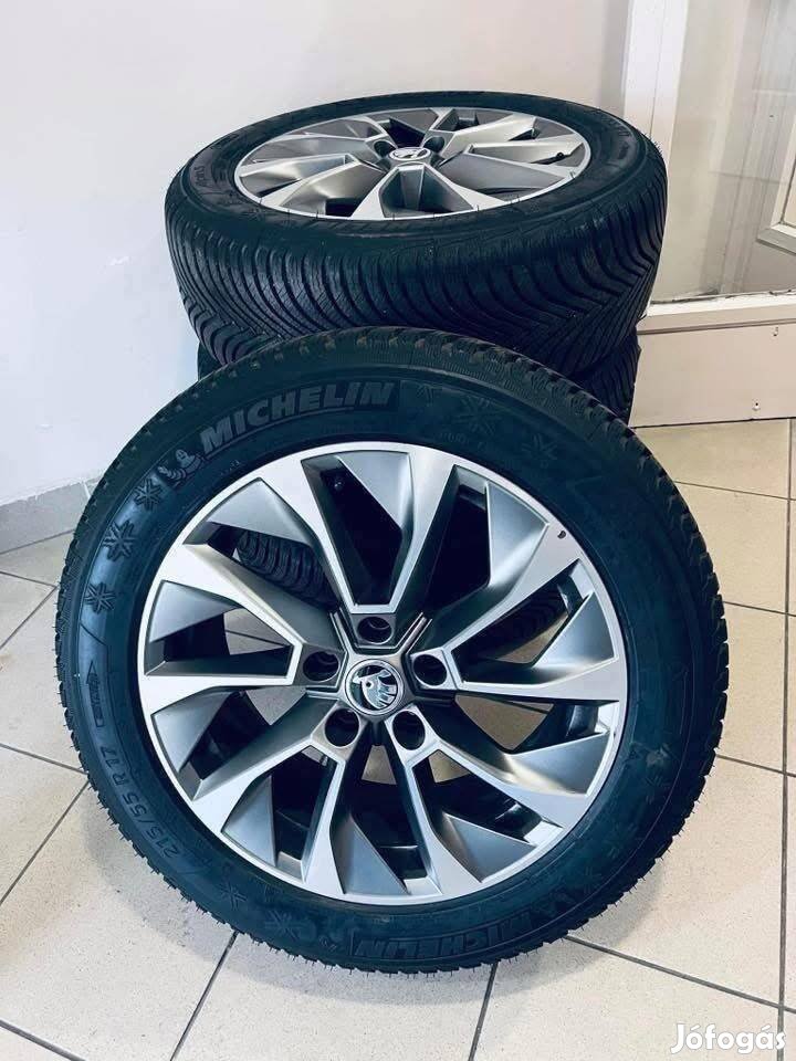Skoda 17" Aronia alufelni felni Téli szett Superb Octavia Karoq 