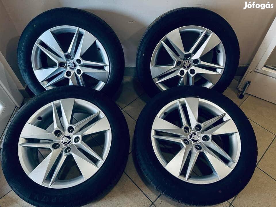 Skoda 17" Markab alufelni felni Téli szett Superb Octavia vw 