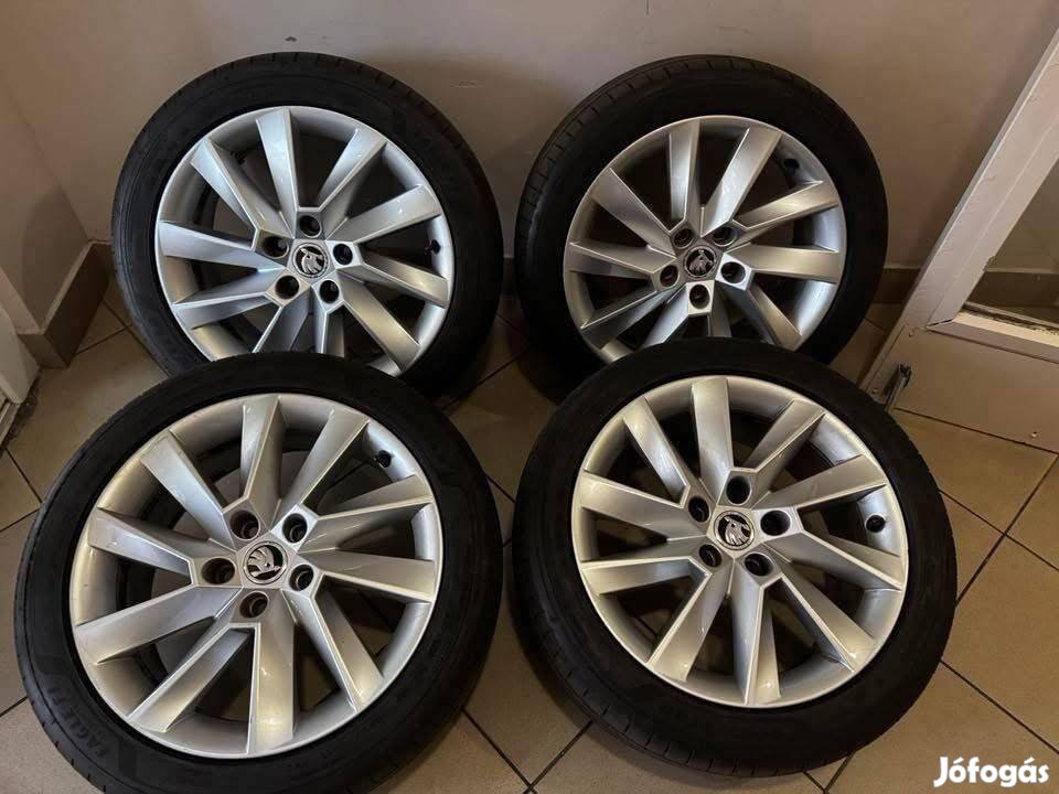Skoda 17" Stratos alufelni felni Superb Octavia vw 