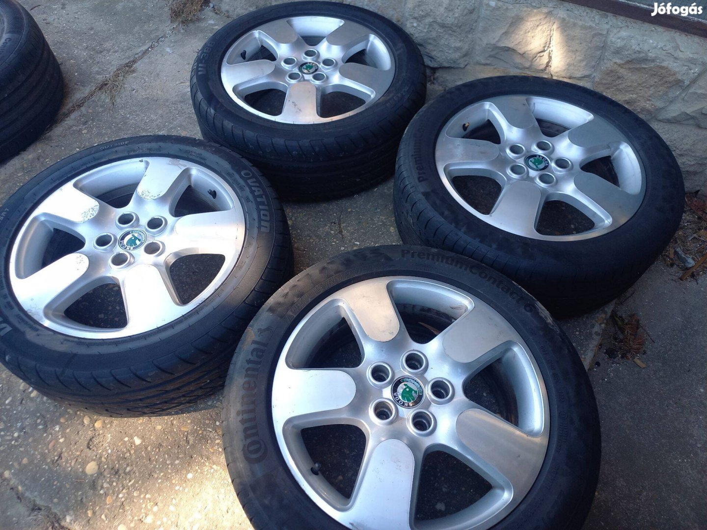 Skoda 17 -es gyári alufelni / felni 5x112
