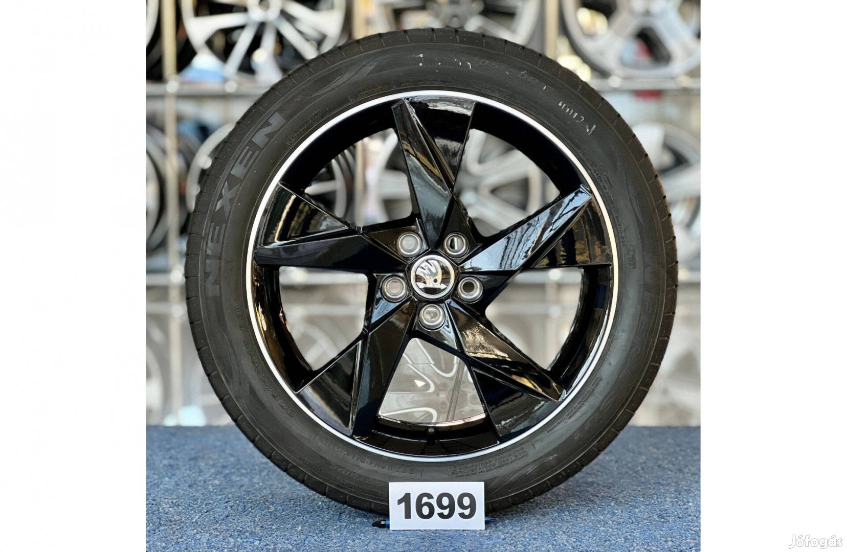 Skoda 17 gyári felni alufelni, 5x100, Scala, Fabia (1699)