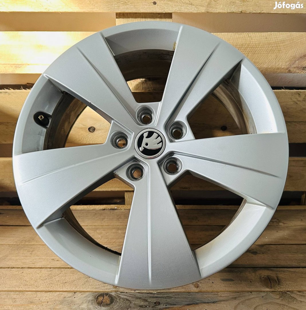 Skoda 17es gyári alufelni 5x112 Octavia Yeti Supetb Kodiaq Karoq