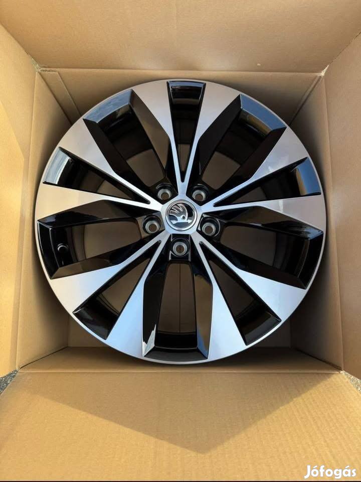 Skoda 18" Cassiopeia alufelni felni új dobozos Superb Octavia vw 