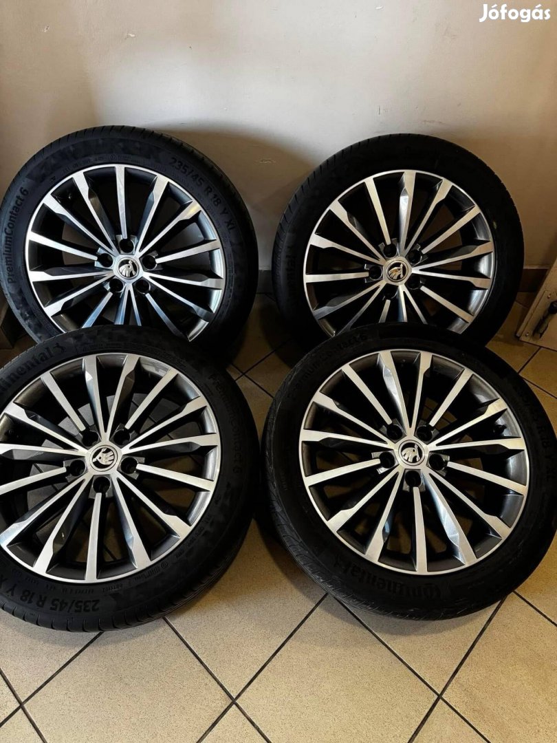 Skoda 18" Trinity alufelni felni Superb Octavia Kodiaq Karoq vw 