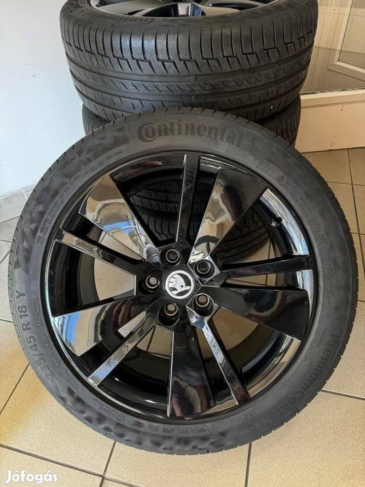 Skoda 18" Zenith alufelni felni nyári szett Superb Octavia vw 