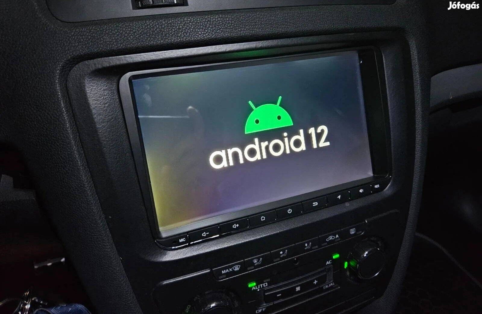 Skoda 2Din Octavia Superb Android Rádió Multimédia Kijelző Navigáció