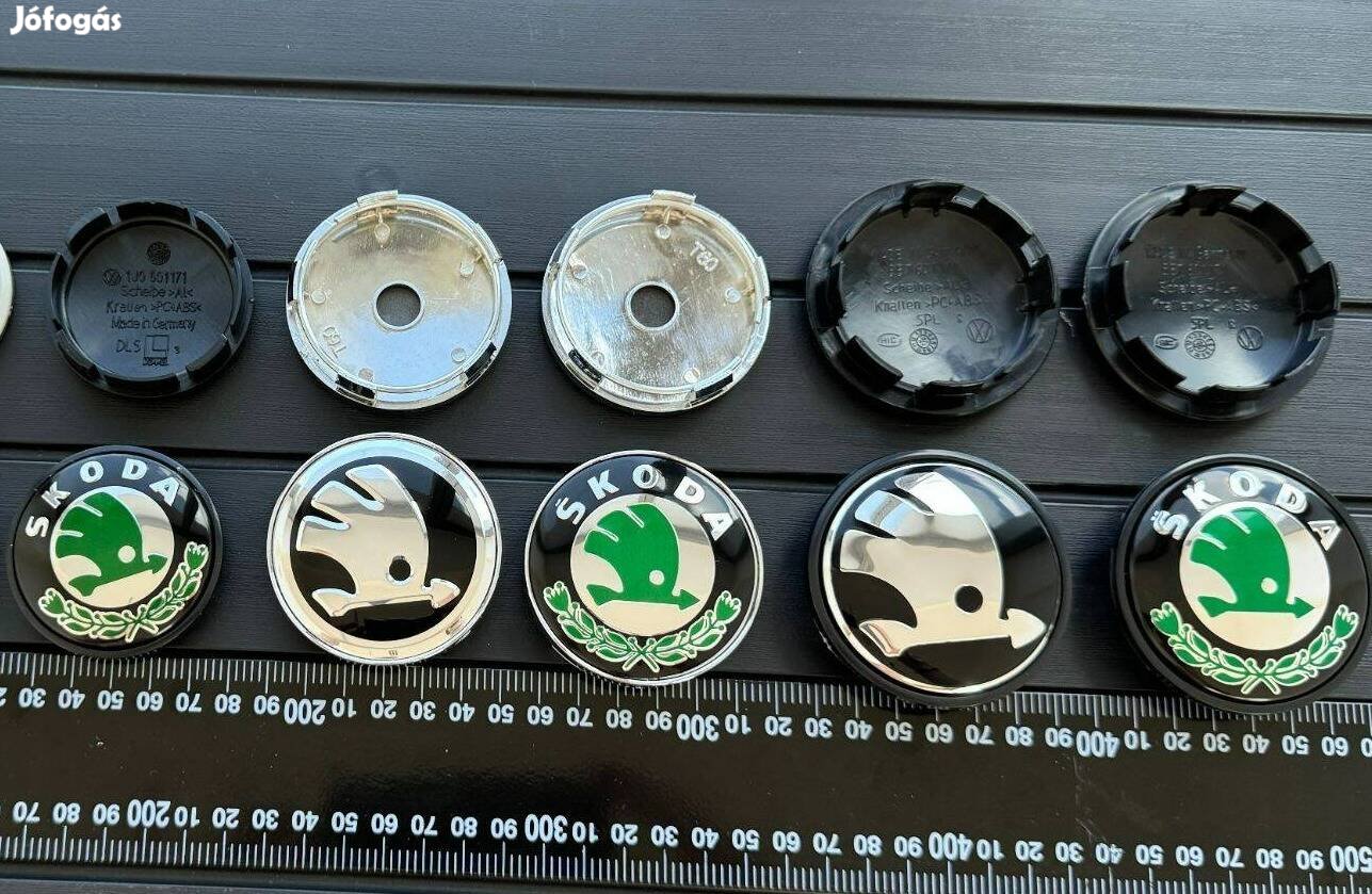 Skoda 55mm 56mm 65mm Felni Alufelni Közép Kupak Felniközép Felnikupak