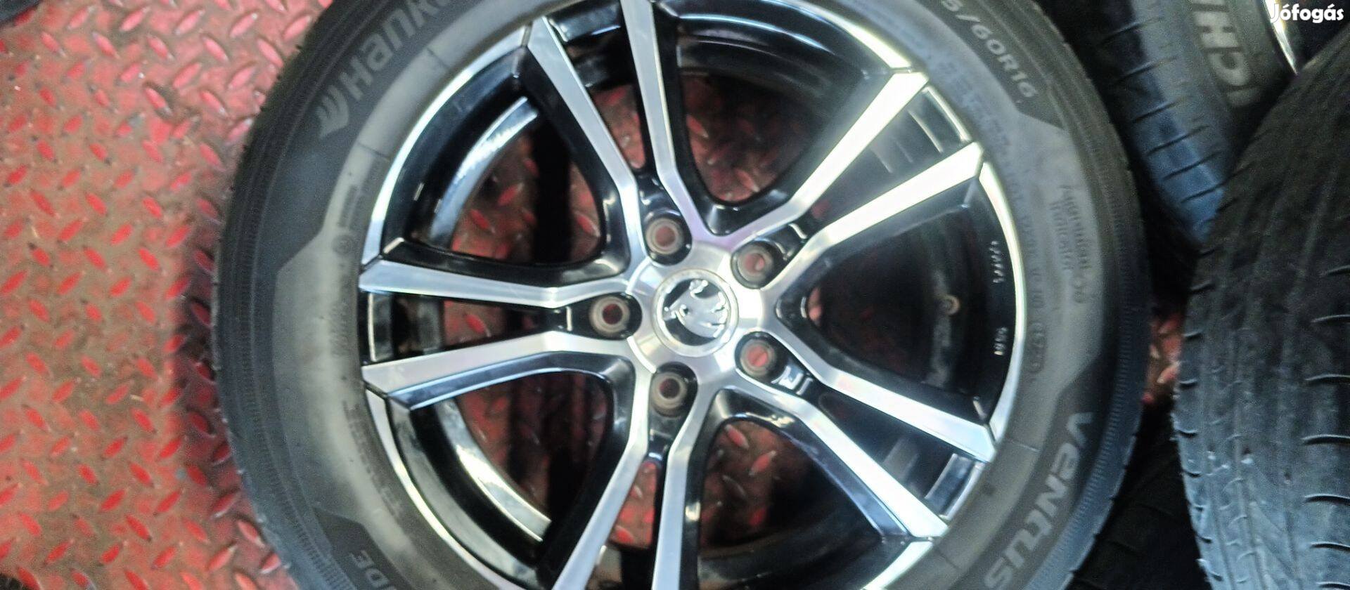 Skoda 5x112 6.5x16 Et50 57.1 karcmentes nyári garnitúra