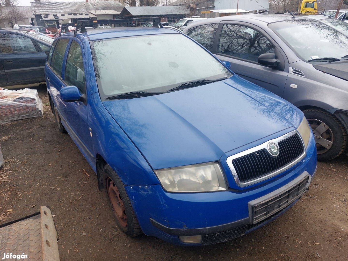 Skoda Fabia 1 kombi karosszéria elemei kék