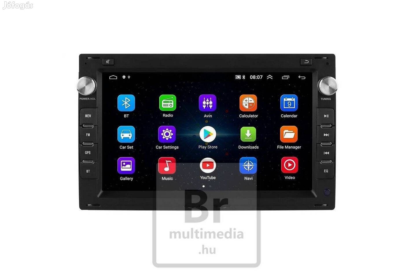 Skoda Fabia 2Din Android Rádió Multimédia Navigáció Hifi Carplay GPS