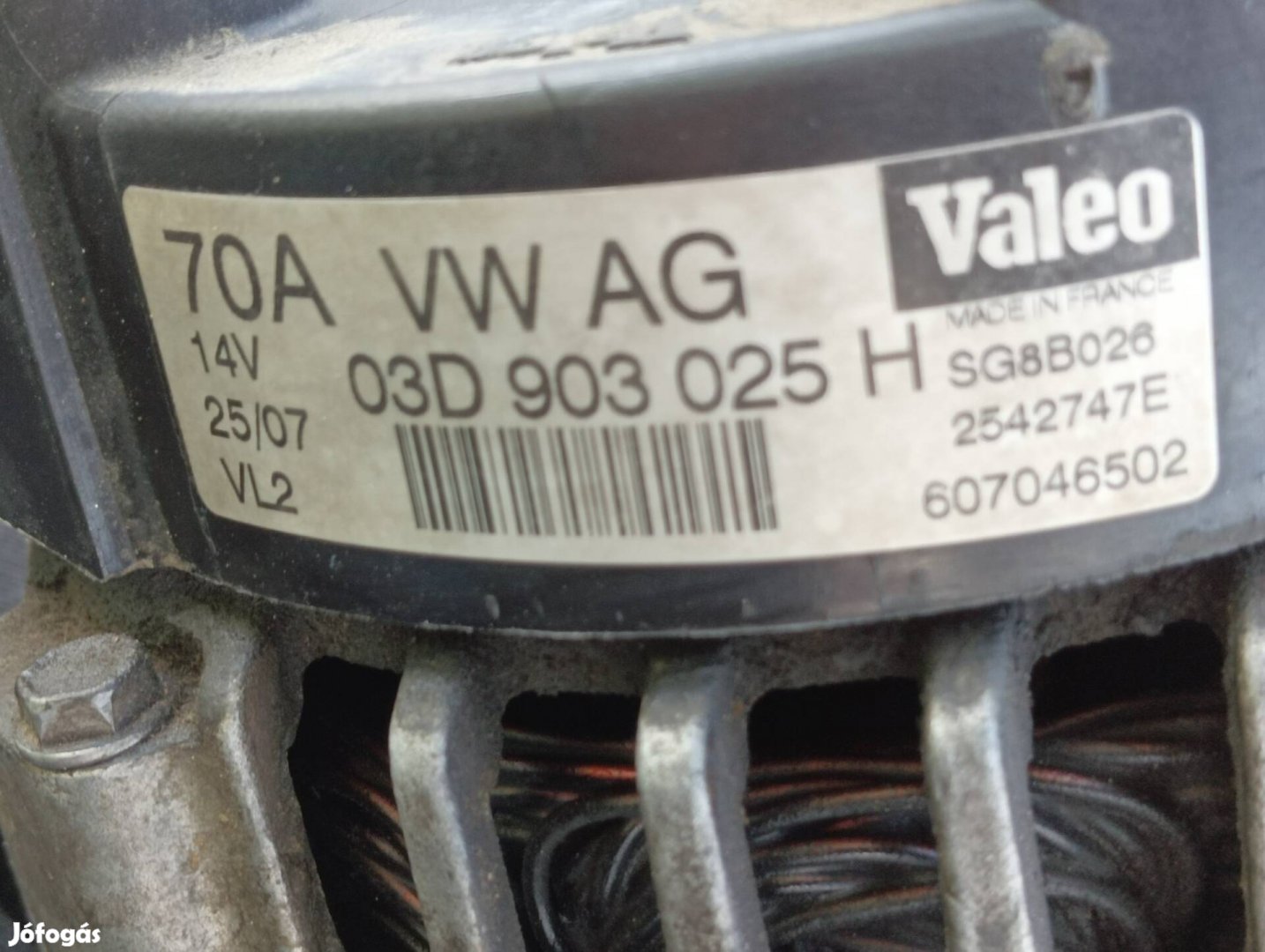 Skoda Fabia 2 generátor eladó 