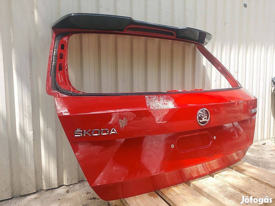 Skoda Fabia 3 III csomagtér ajtó Montecarlo spoiler