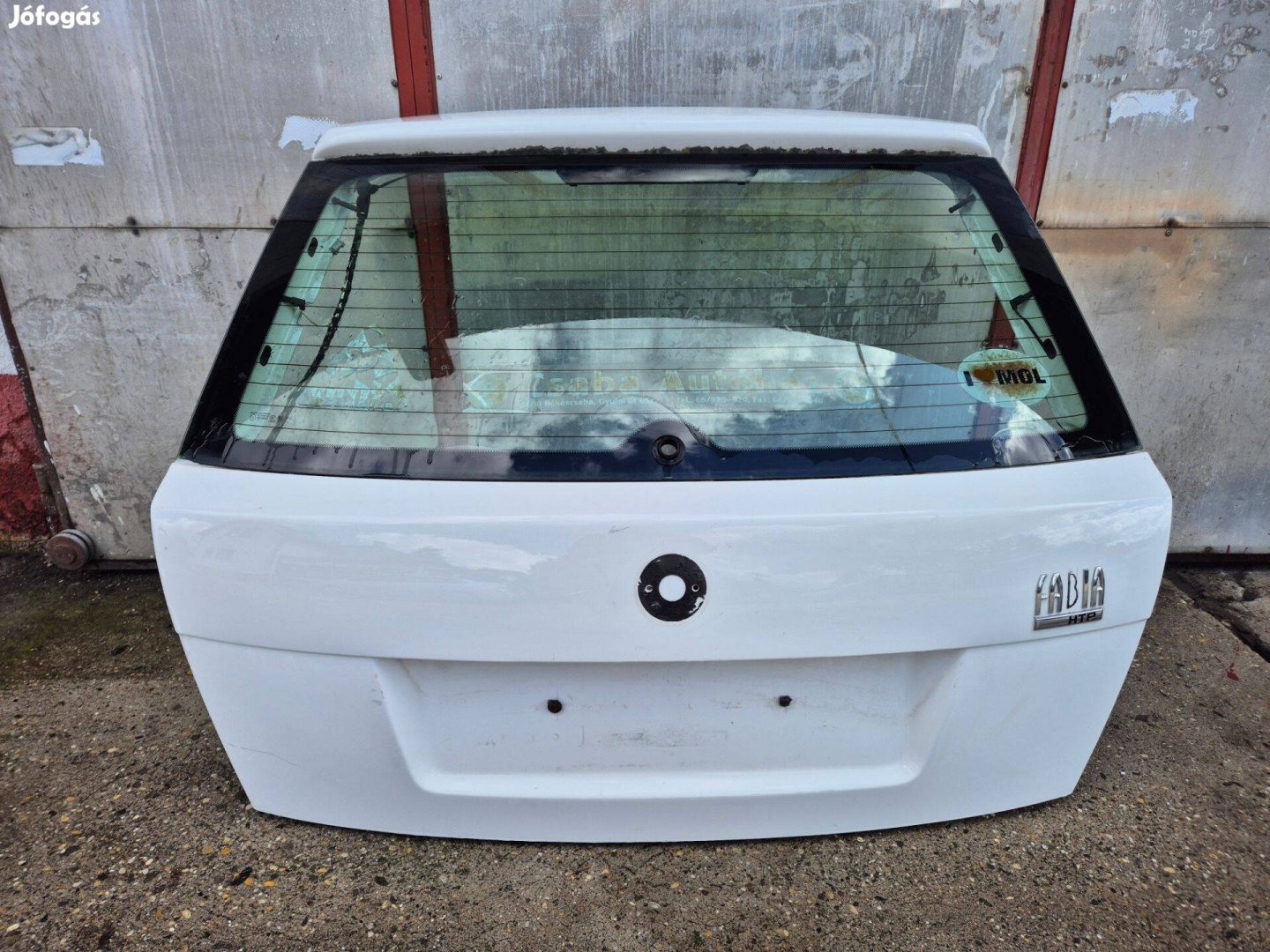 Skoda Fabia 5 ajtós csomagtérajtó üveggel
