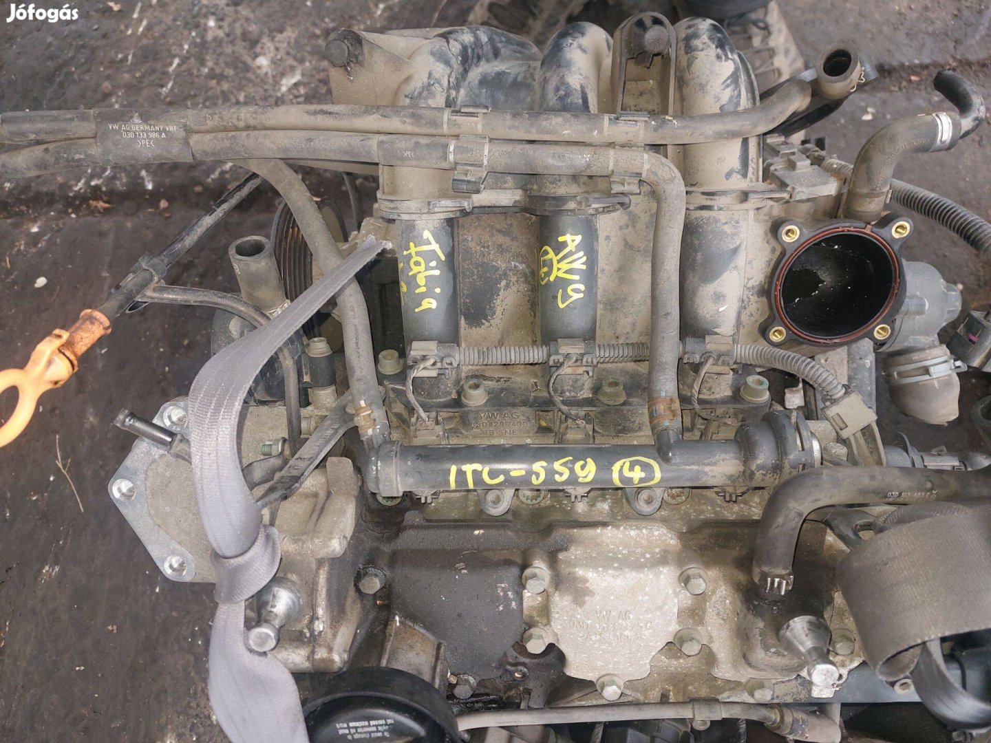 Skoda Fabia AWY komplett motor