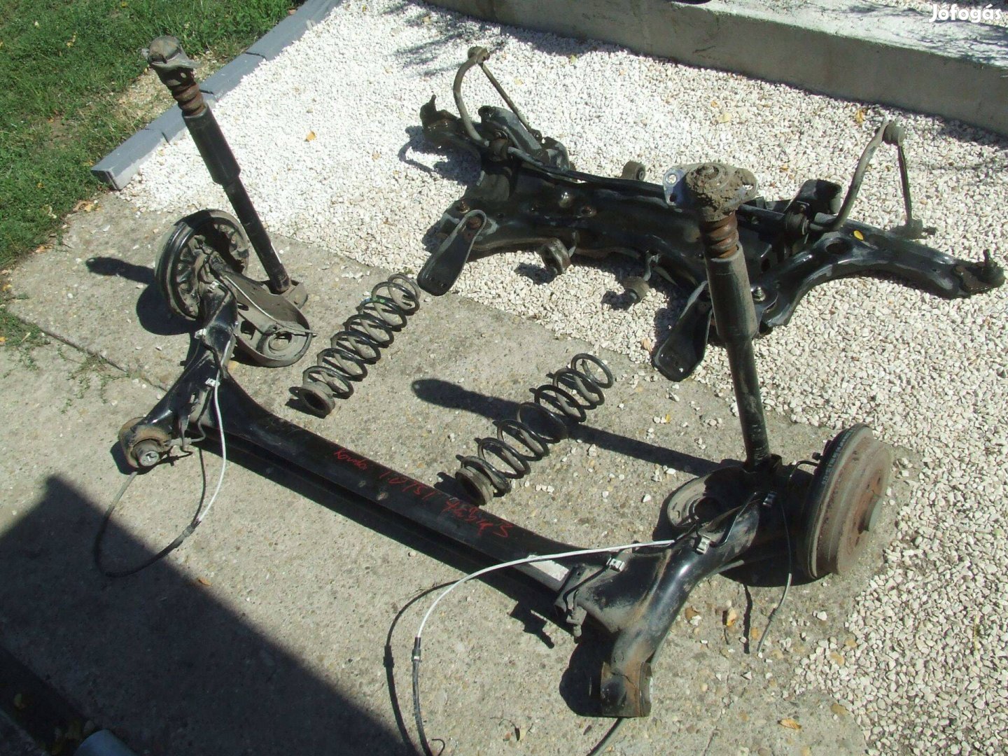 Skoda Fábia III as hátsó hid 60 ezer km es