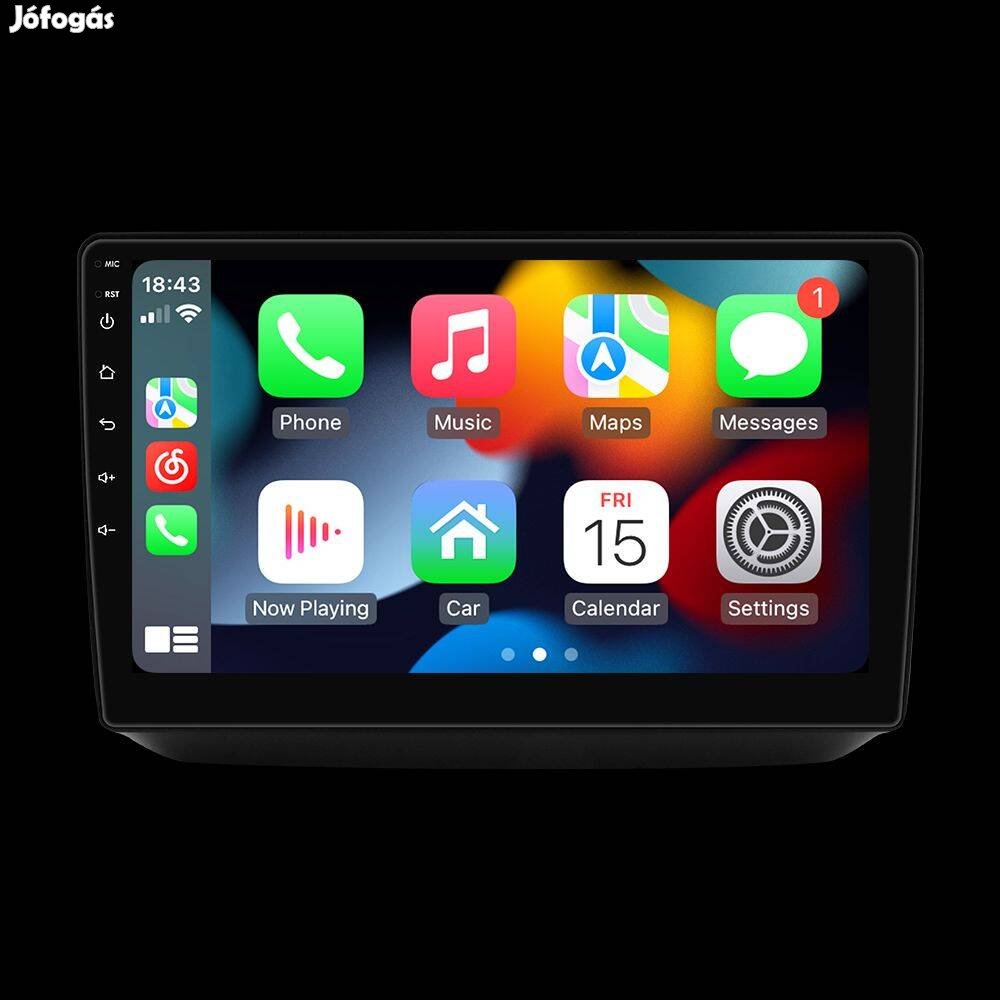 Skoda Fabia II 10,1" Multimédia fejegység - Android 12. Carplay