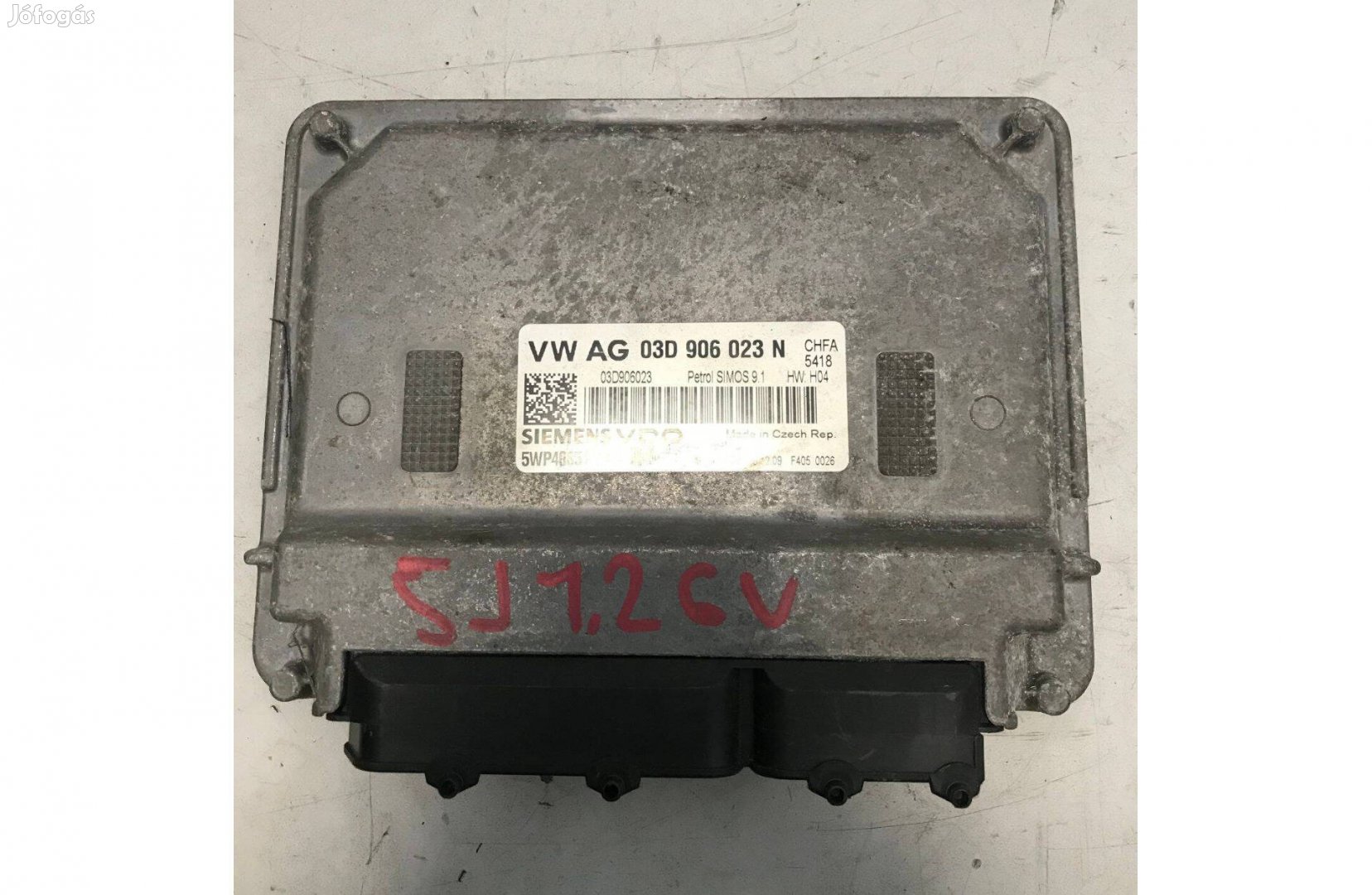 Skoda Fabia II 1,2 6V motorvezérlő 03D 906 023 N