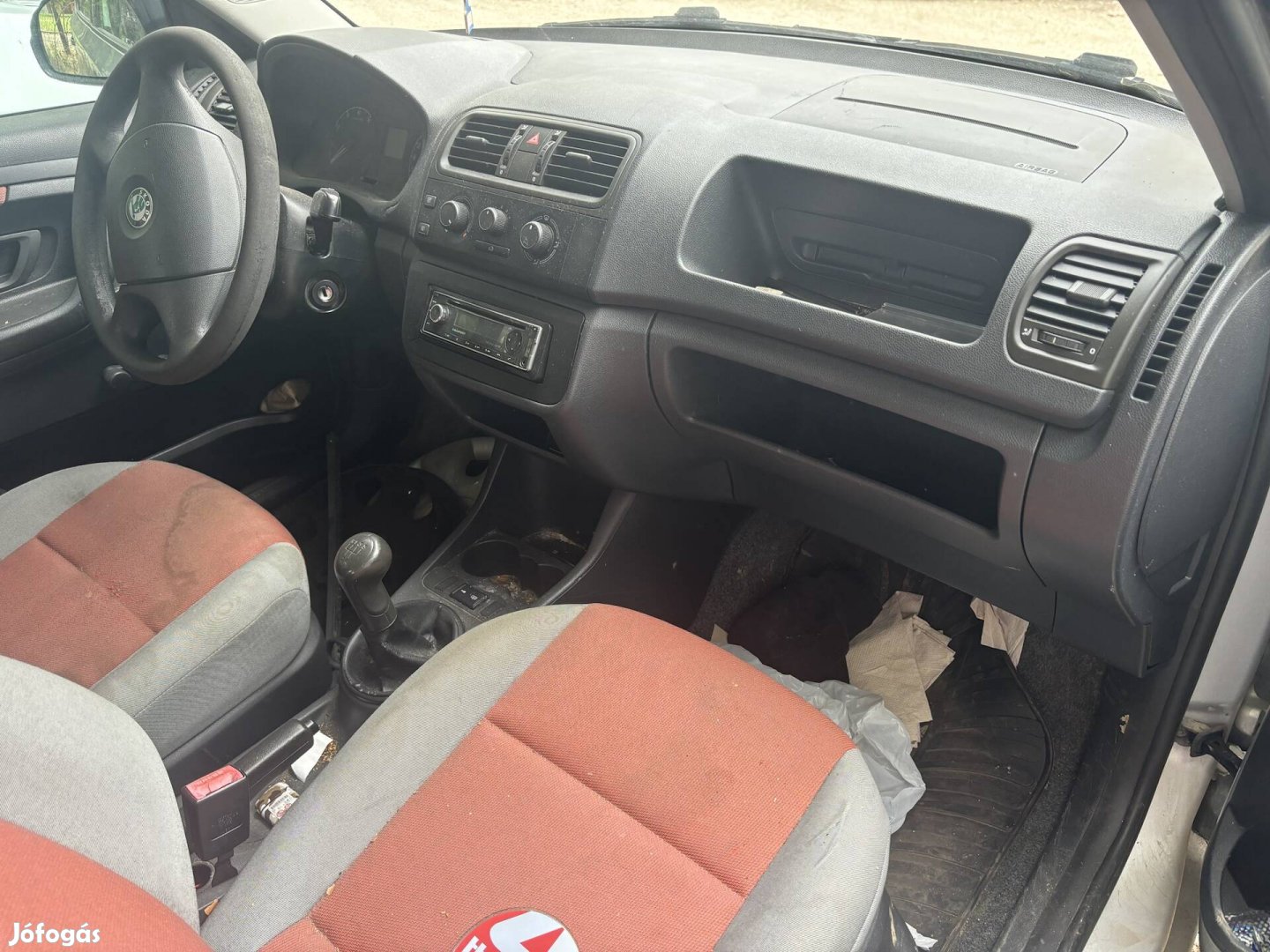 Skoda Fabia II 2 Roomster Praktik műszerfal légzsák szett
