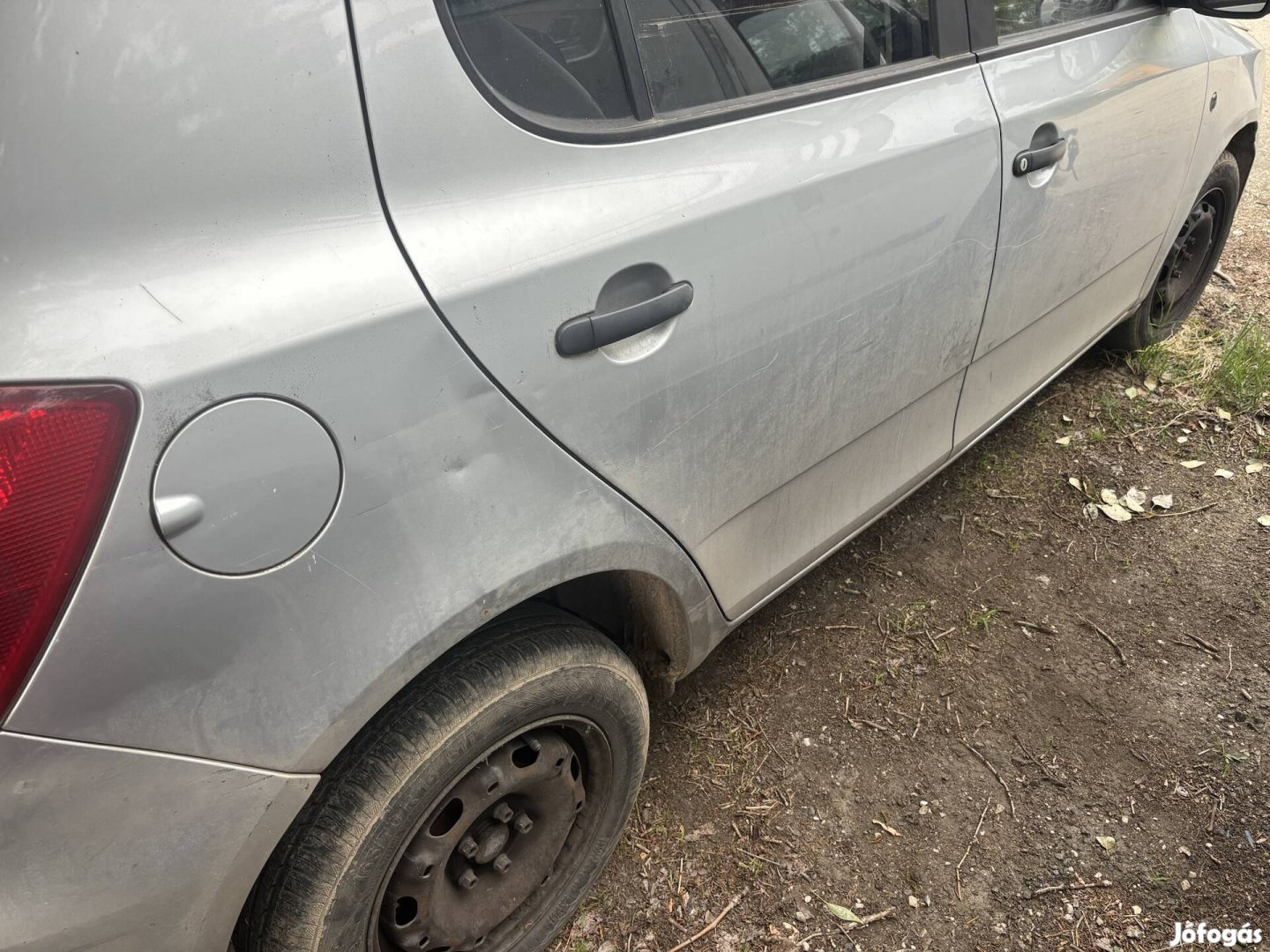 Skoda Fabia II 2 jobb első hátsó ajtó tükör 