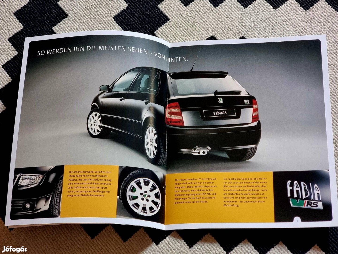 Skoda Fabia Rs prospektus