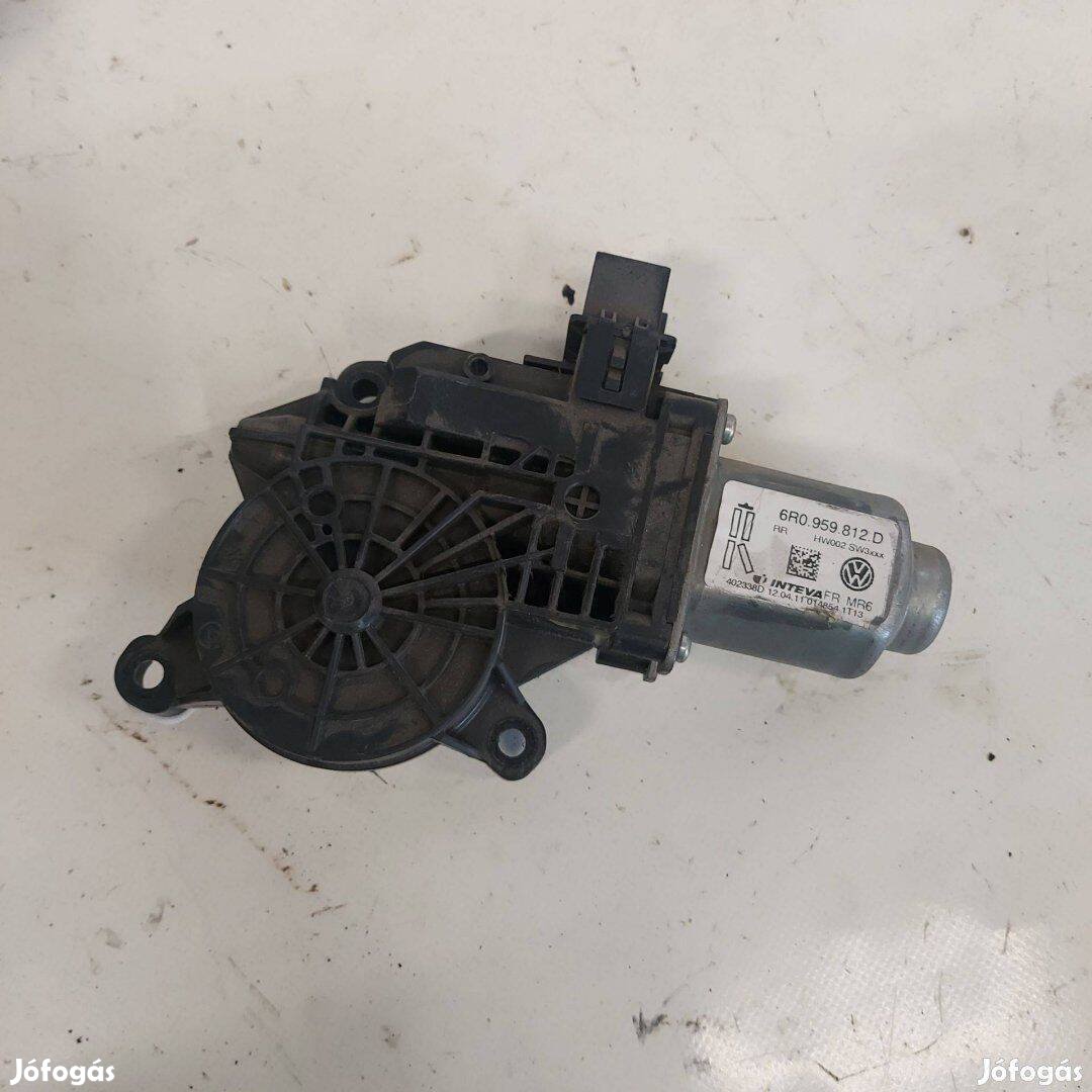 Skoda Fabia Seat Ibiza VW Polo jobb hátsó ablakemelő motor 6R0959812D