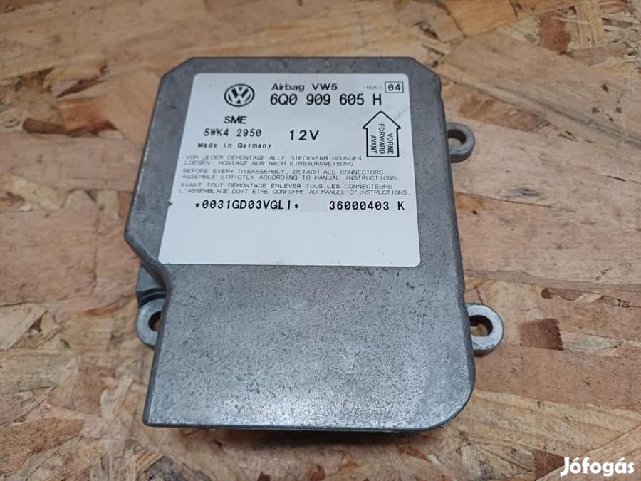Skoda Fabia (1999-2007) Légzsák Vezérlő Elektronika