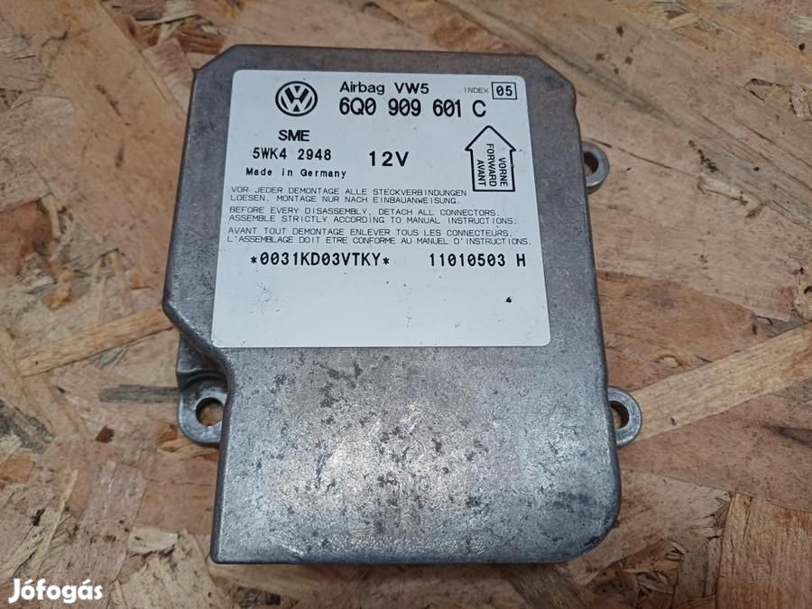 Skoda Fabia (1999-2007) Légzsák Vezérlő Elektronika