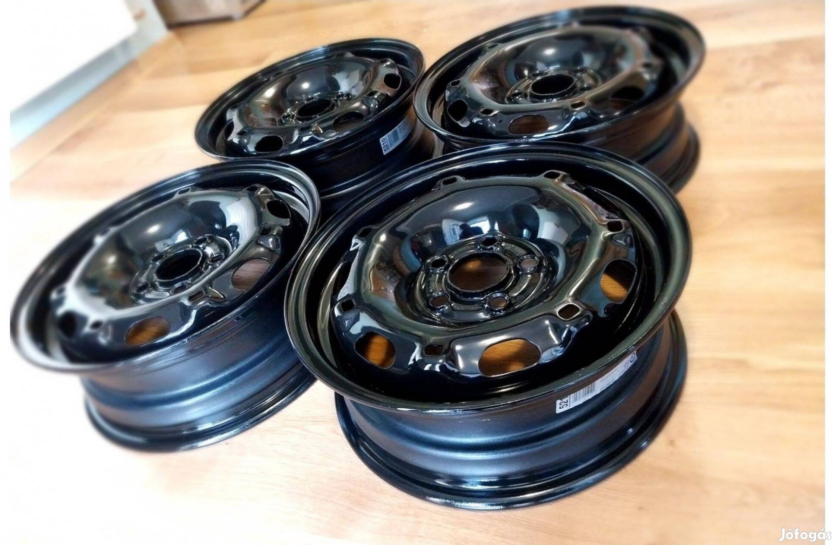 Skoda Fabia, VW Polo gyári acélfelni garnitúra /5x100 14"/