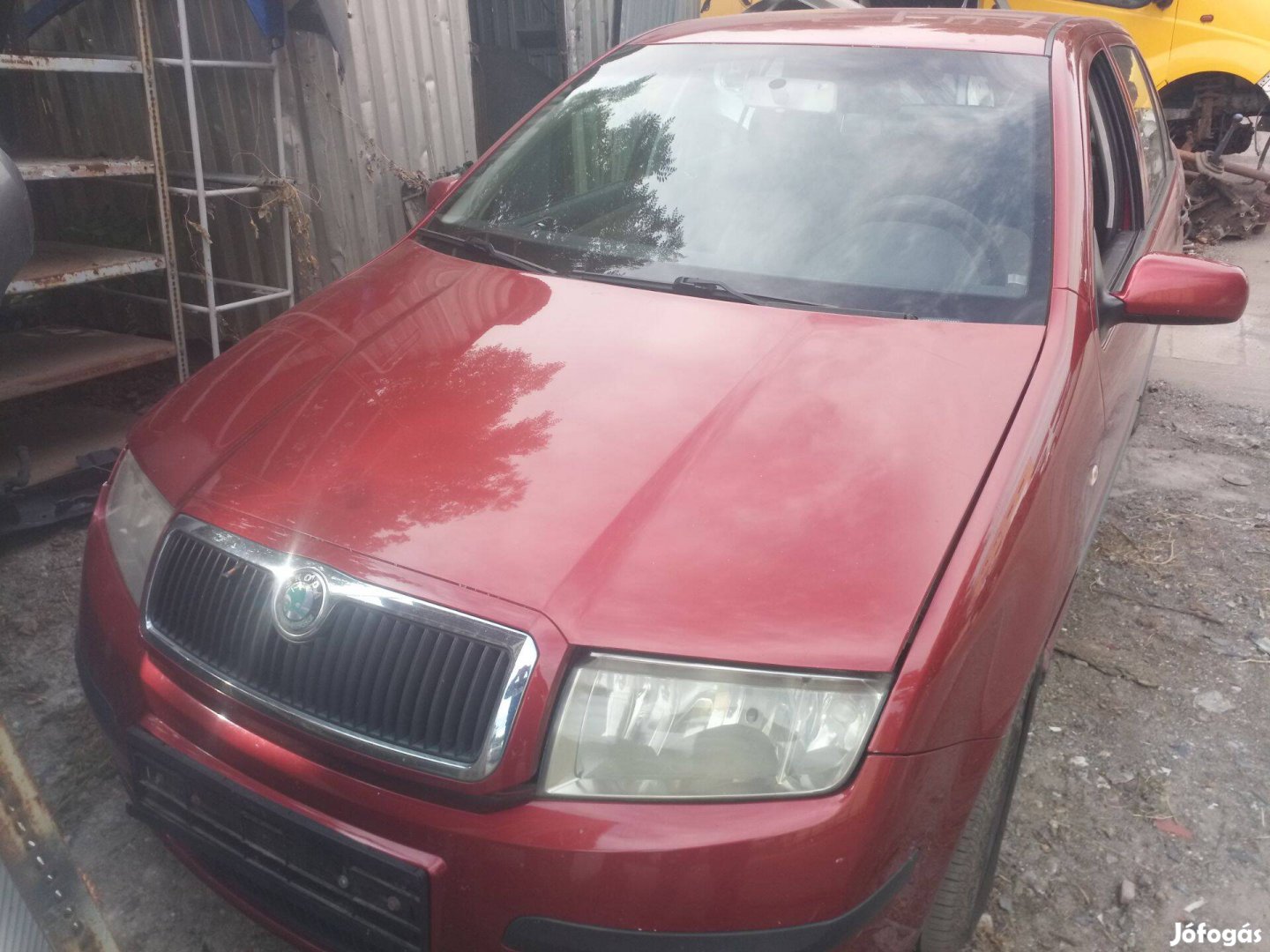 Skoda Fabia bontás, csomagtér ajtó, hátsó lökhárító