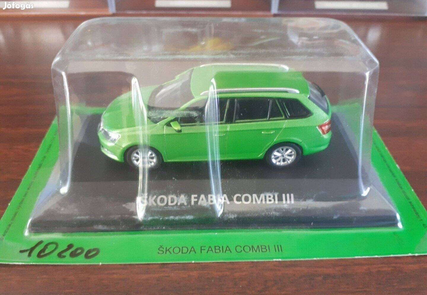 Skoda Fabia combi III kisauto modell 1/43 Eladó