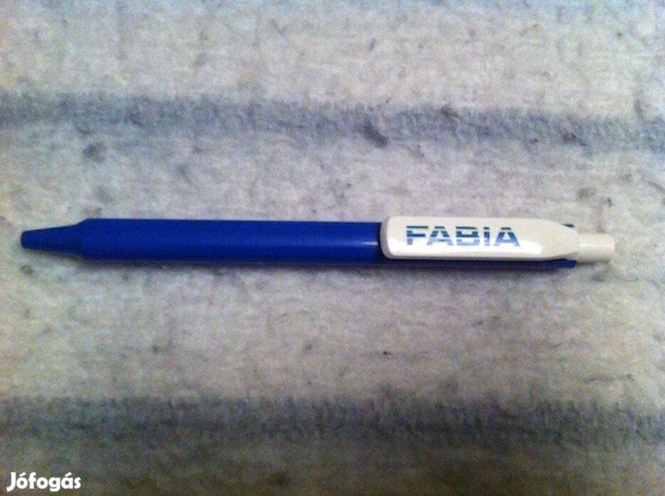 Skoda Fabia kék-fehér toll