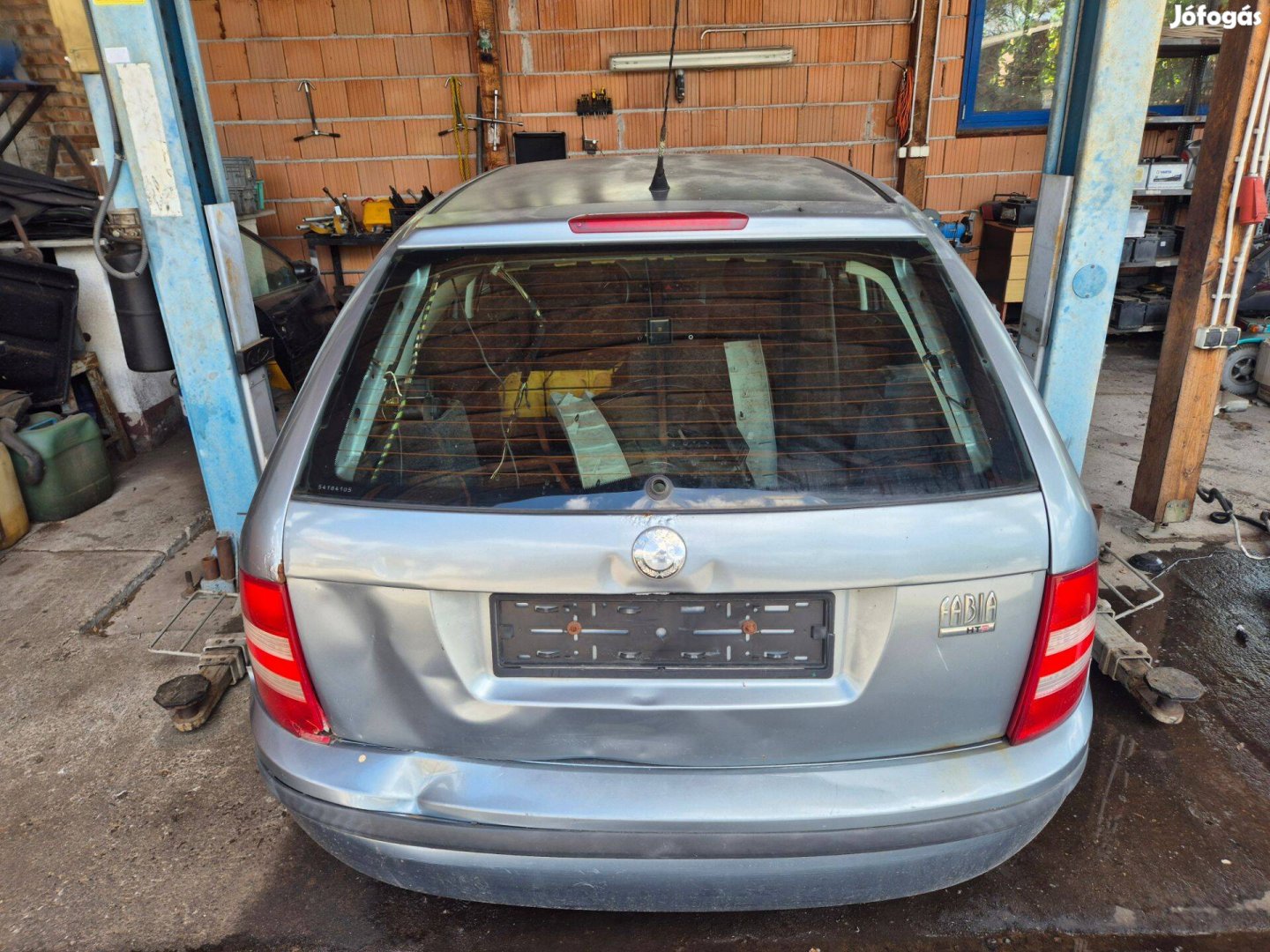 Skoda Fabia kombi csomagtér ajtó üveg