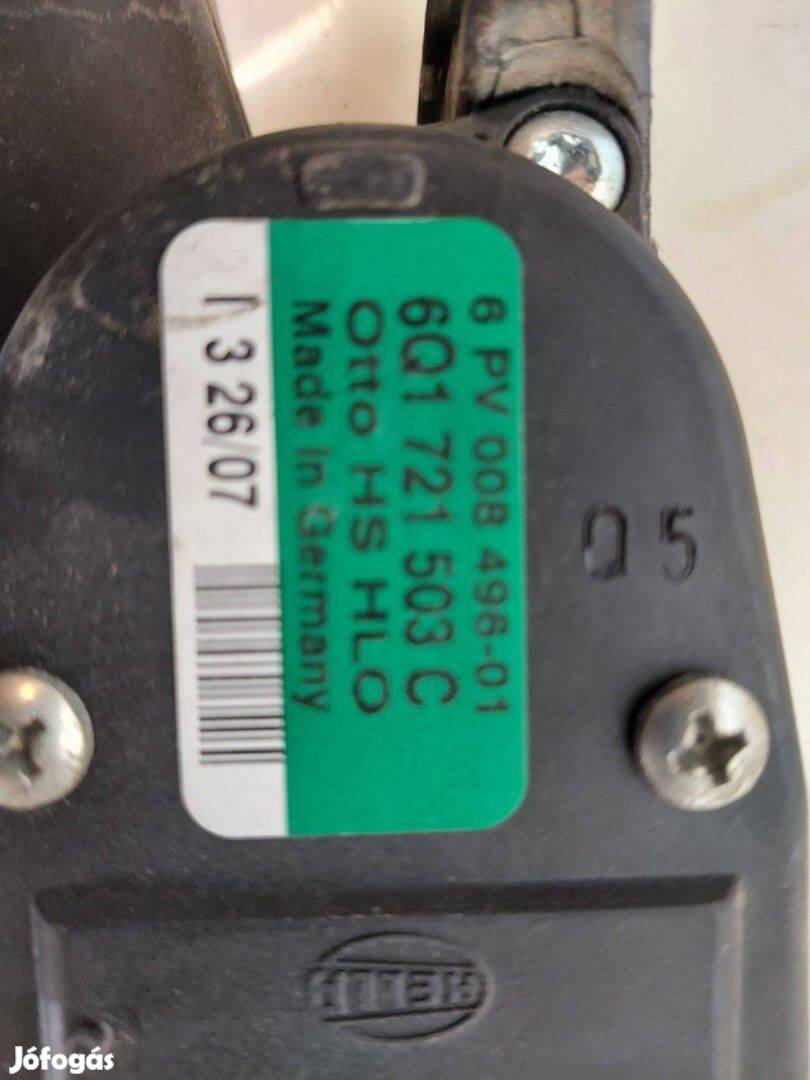 Skoda Fabia roomster praktik elektromos gázpedál 6q1721503C