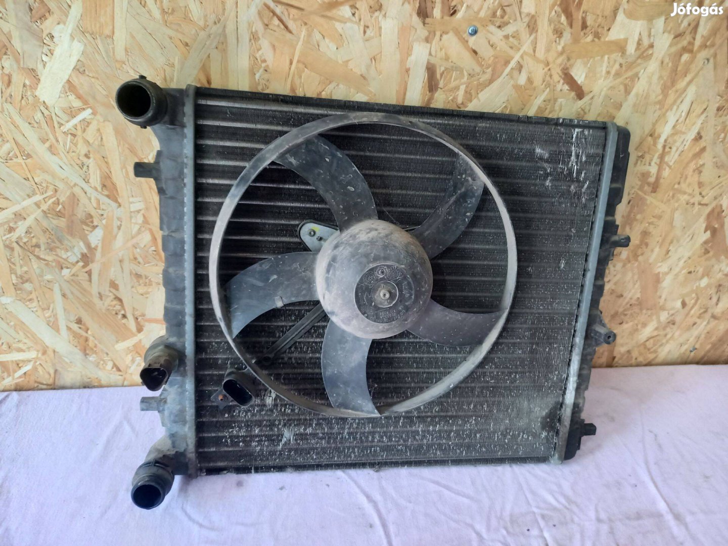 Skoda Fabia vizhűtő+ventilátor 2002
