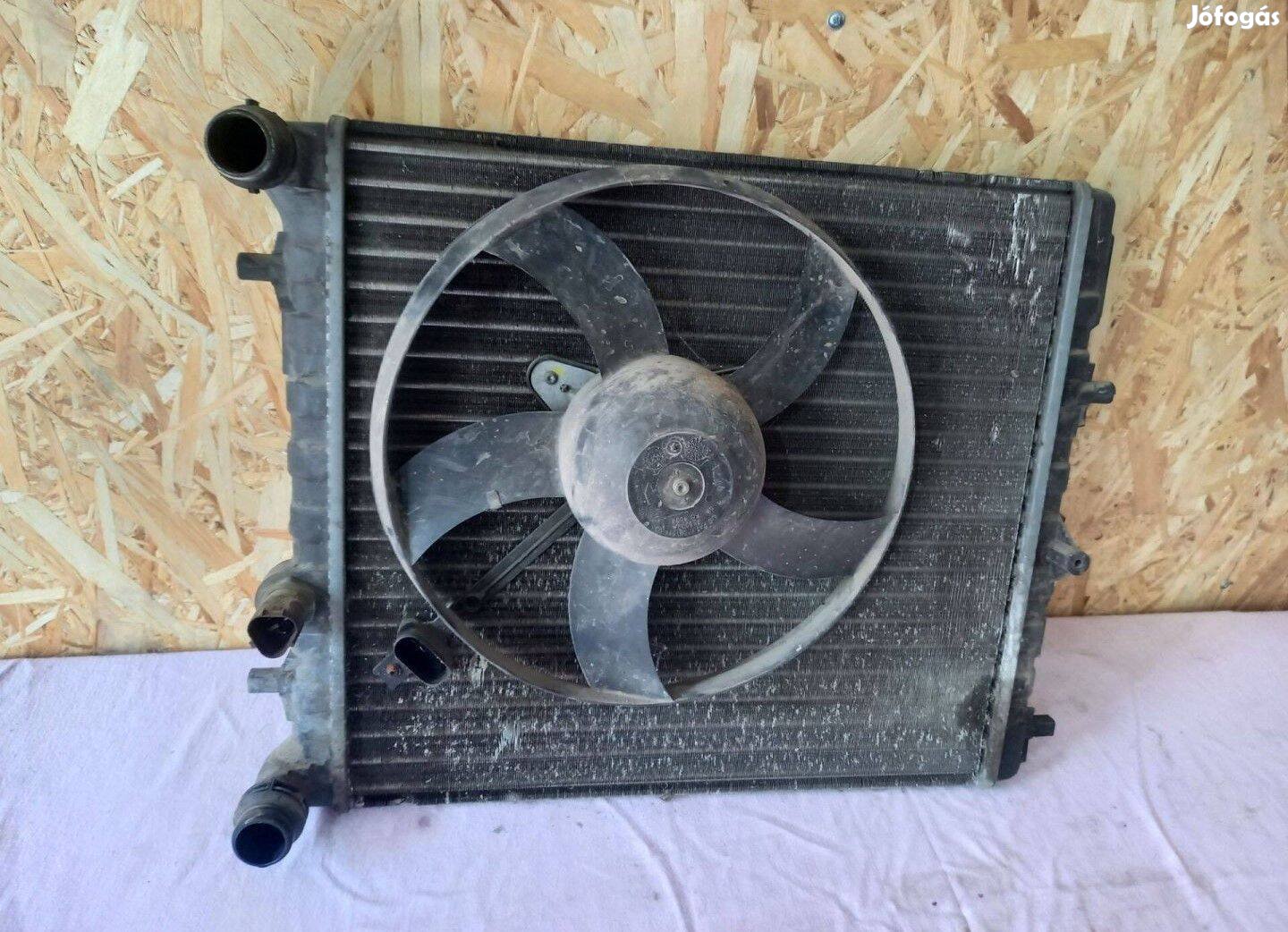 Skoda Fabia vizhűtő+ventilátor 2002