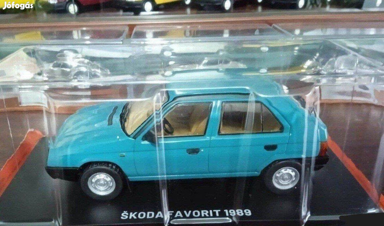 Skoda Favorit Hachette kisauto modell 124 Eladó