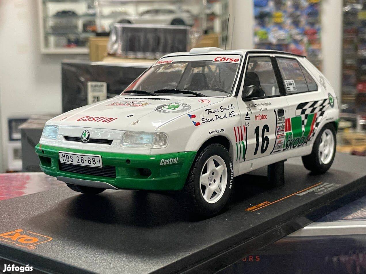 Skoda Felicia Kit Car No.16 Rally Tour de Corse 1995 1:18 1/18 Ixo