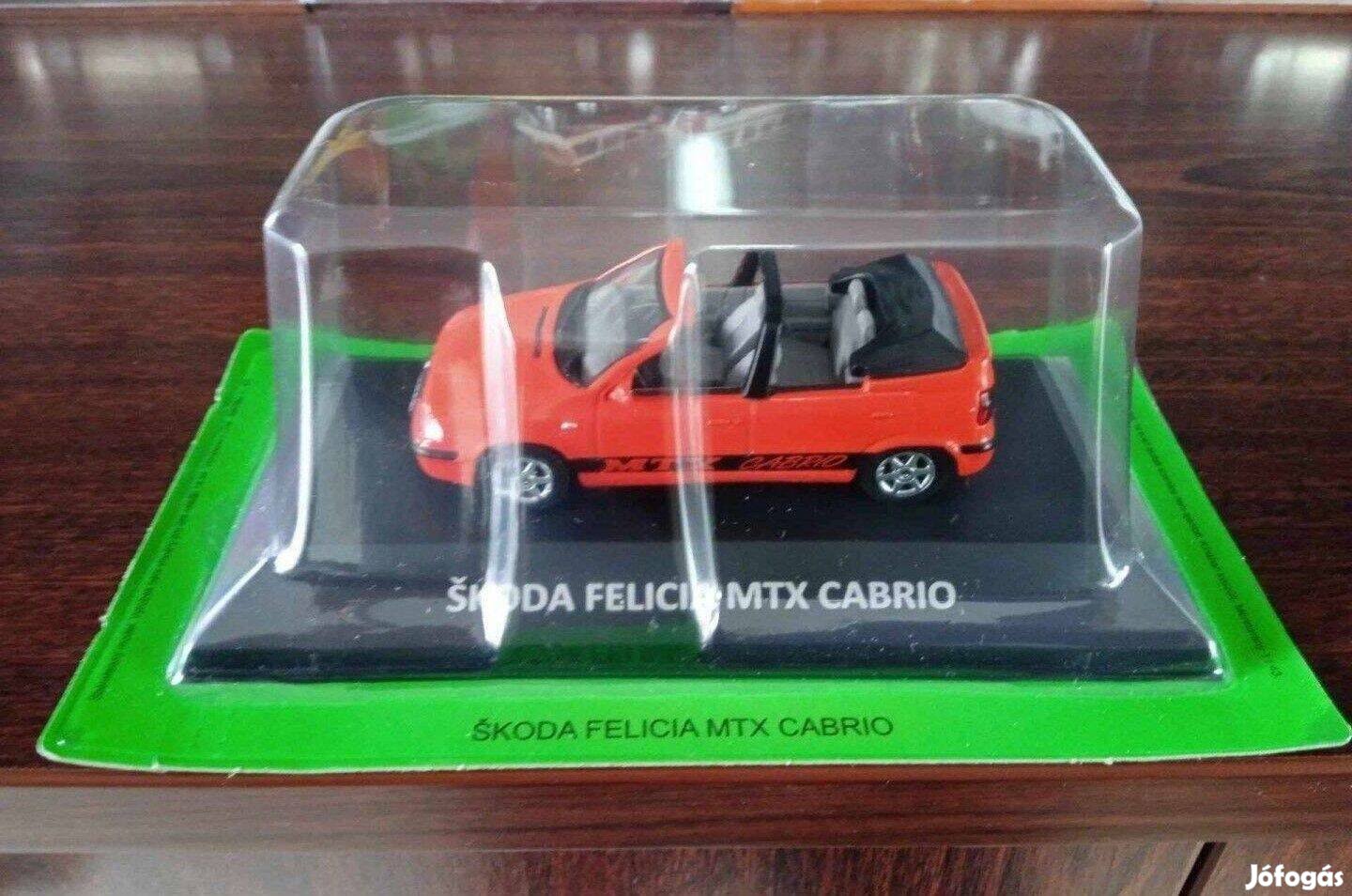 Skoda Felicia MTX cabrio kisauto modell 1/43 Eladó