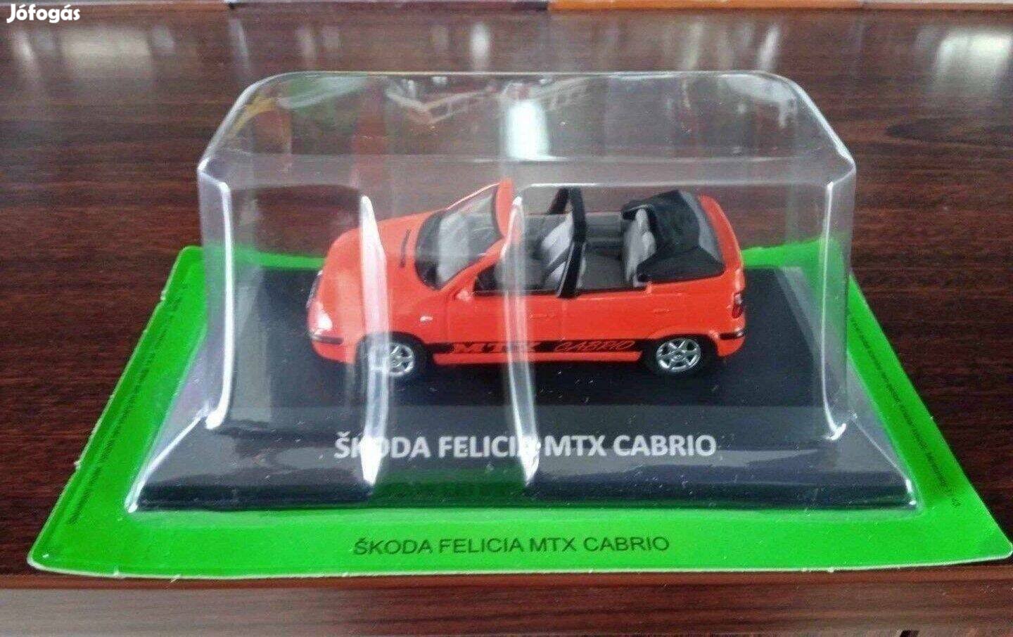 Skoda Felicia MTX cabrio kisauto modell 1/43 Eladó