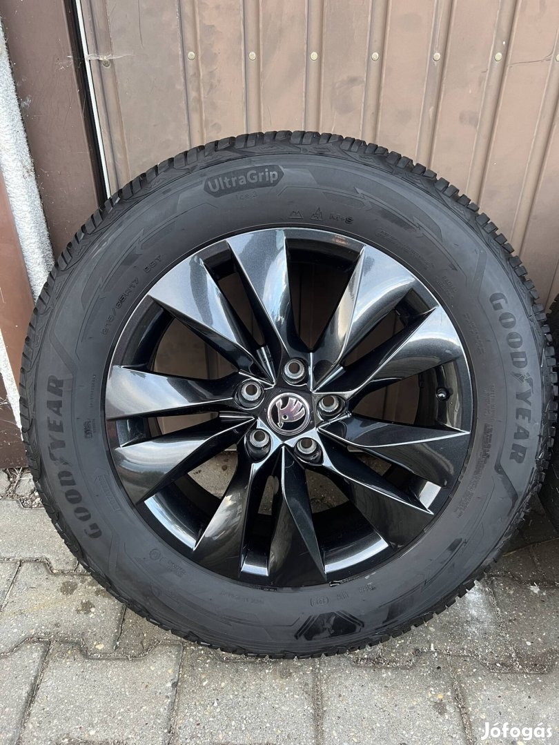 Skoda Kodiaq alufelni téli gumival 17'