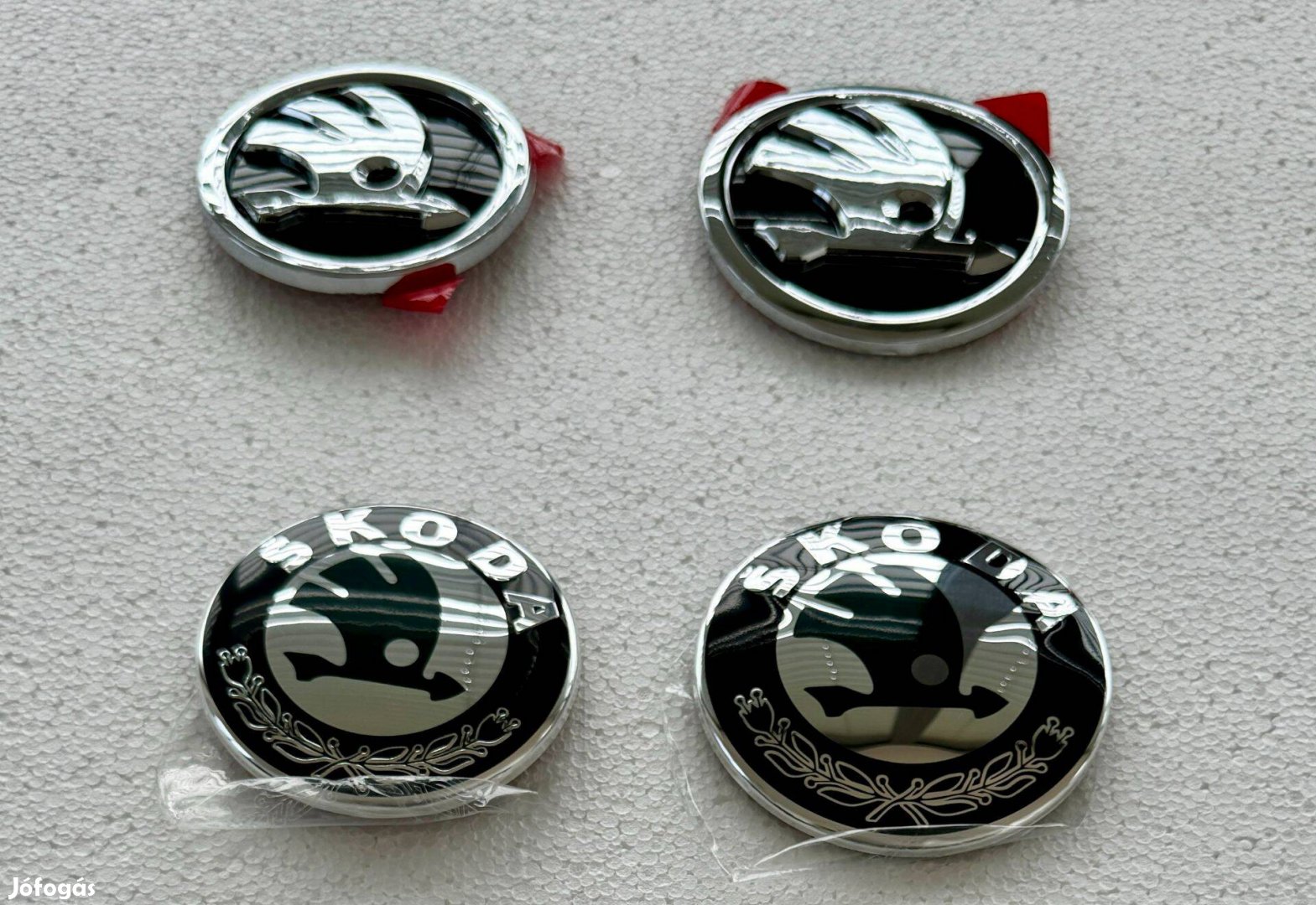Skoda Motorháztető Csomagtartó JEL Logo Embléma Felirat Kiegészítő
