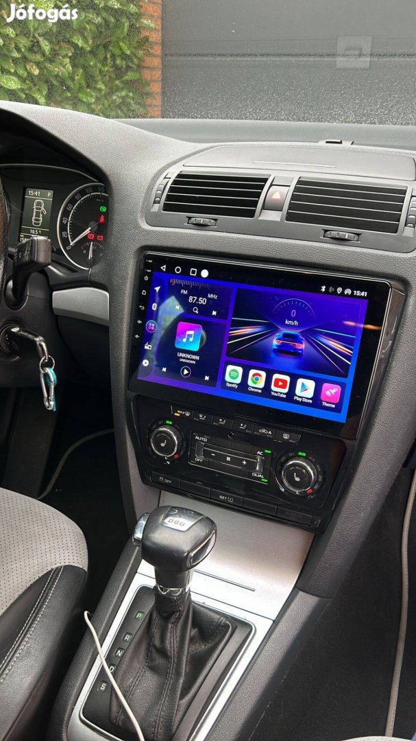 Skoda Octavia Android Navigációs Androidos Fejegység 10" Képernyő Hifi