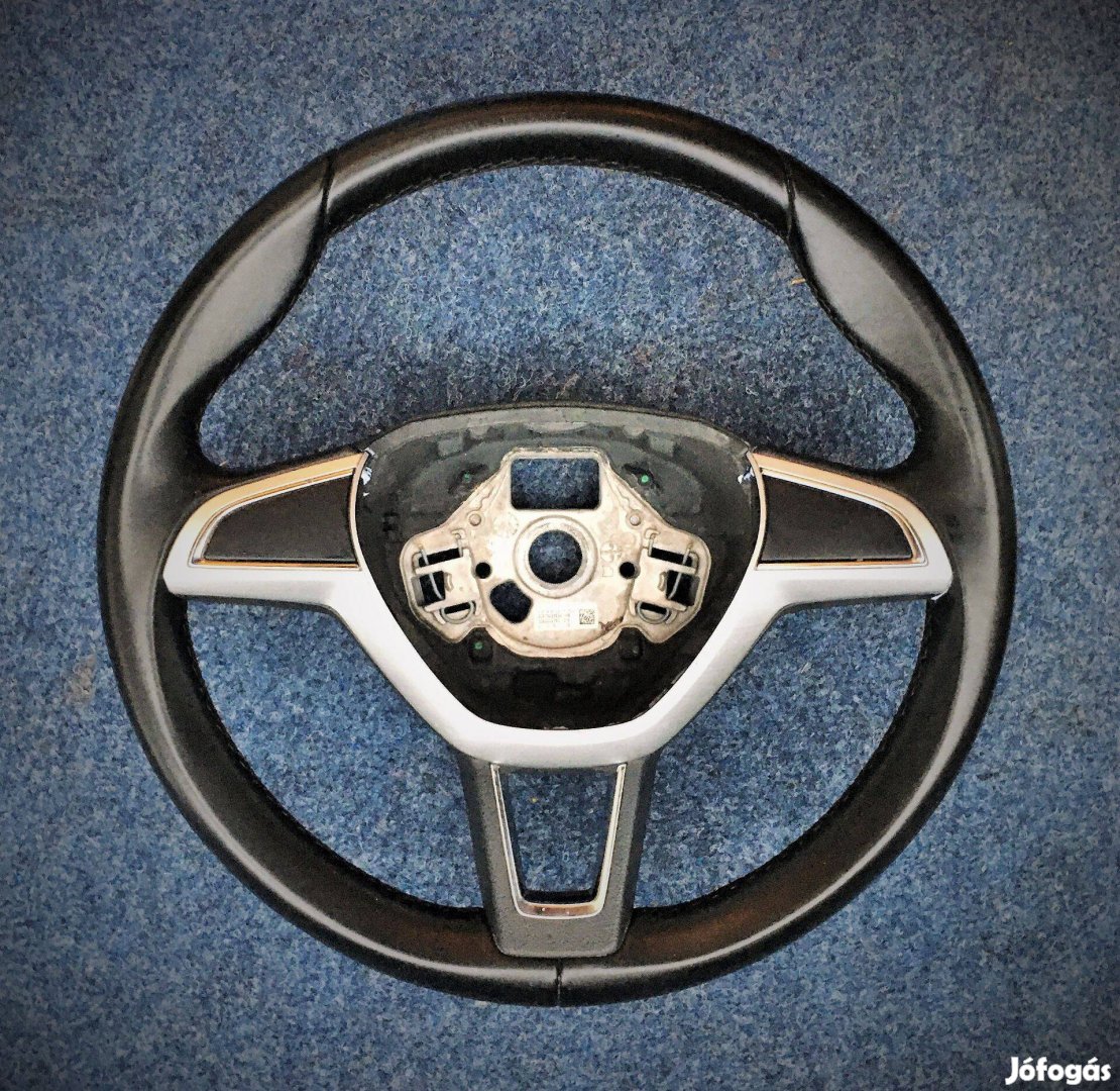 Skoda Octavia Fabia Superb Yeti Kamiq Kodiaq Karoq Enyaq bőrkormány