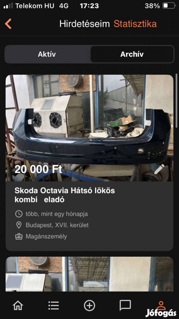 Skoda Octavia H.Lökös