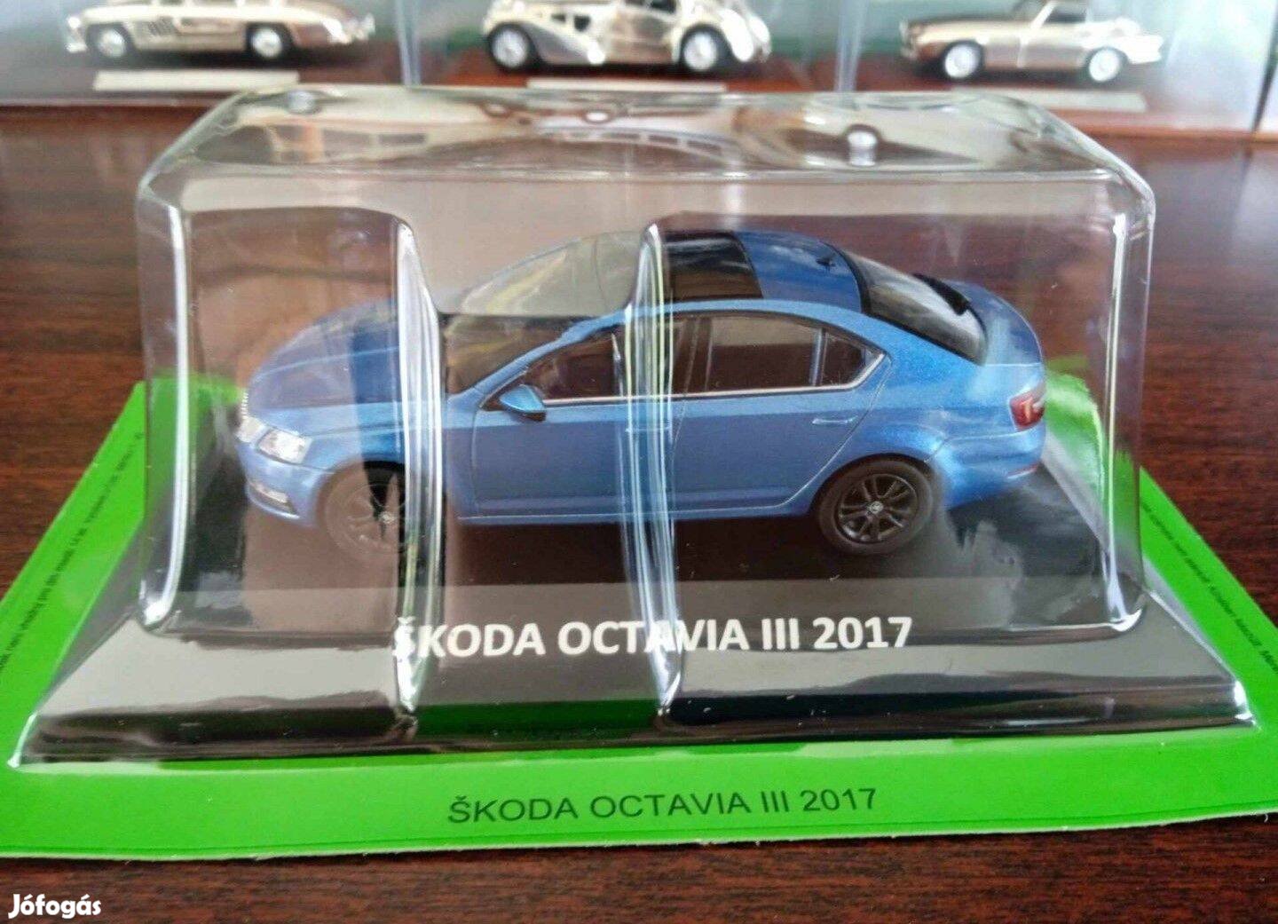 Skoda Octavia III 2017 év kisauto modell 1/43 Eladó