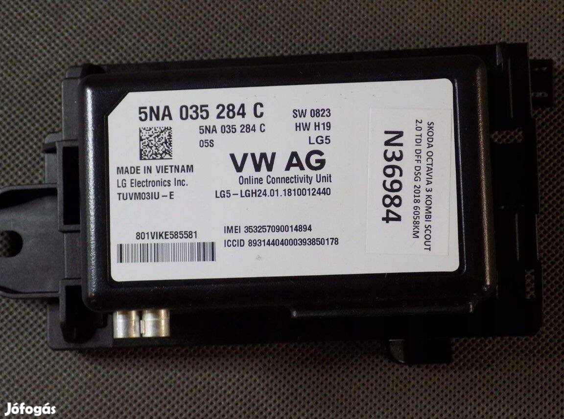 Skoda Octavia III VW Tiguan Online modul 5NA035284C